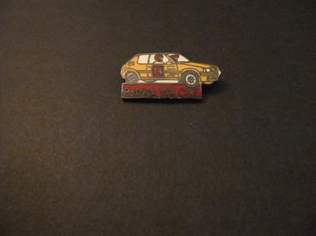 Peugeot 205 Rallye ( Patrick Valke,Belgische (vlaamse) Co-Piloot , reed voornamelijk Provinciale (W-VL) rally's